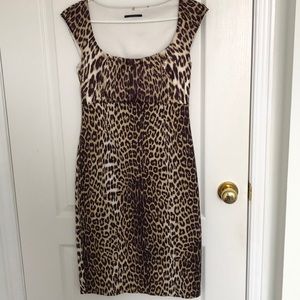 Elie Tahari Leopard Print Dress